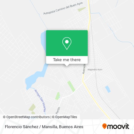 Florencio Sánchez / Mansilla map