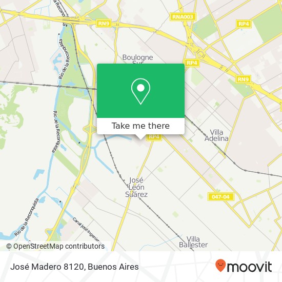 José Madero 8120 map