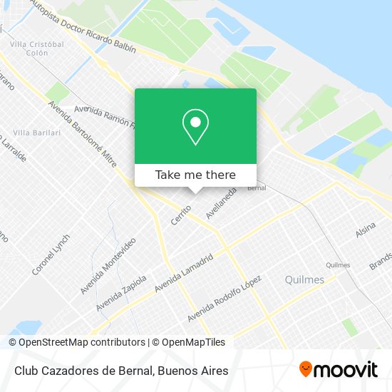 Club Cazadores de Bernal map