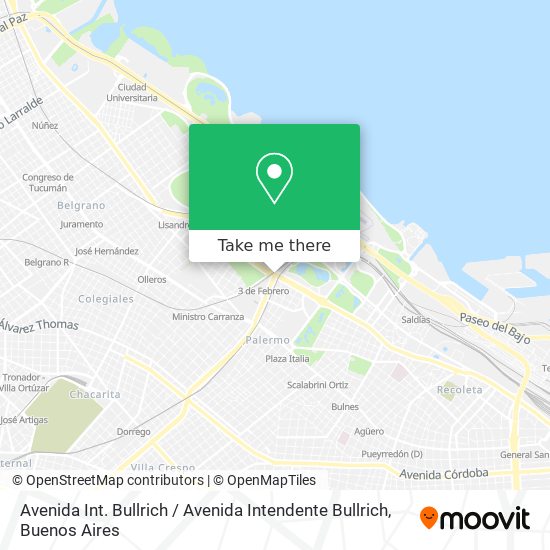 Avenida Int. Bullrich / Avenida Intendente Bullrich map