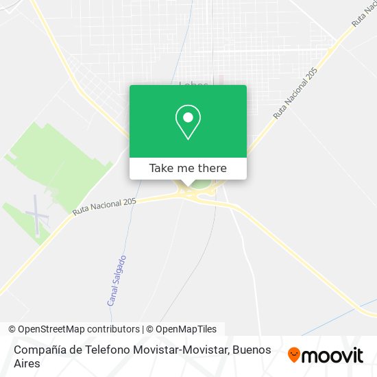 Mapa de Compañía de Telefono Movistar-Movistar