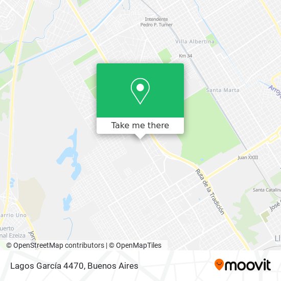 Mapa de Lagos García 4470