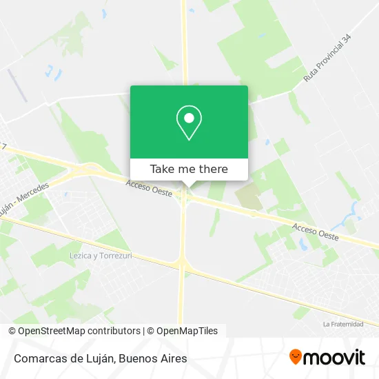Mapa de Comarcas de Luján