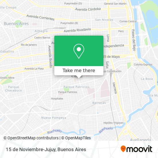 15 de Noviembre-Jujuy map