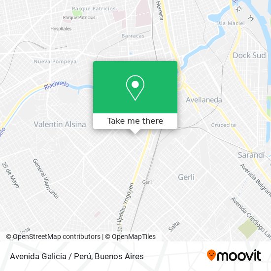 Avenida Galicia / Perú map