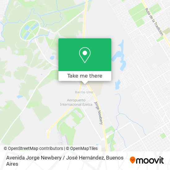 Avenida Jorge Newbery / José Hernández map