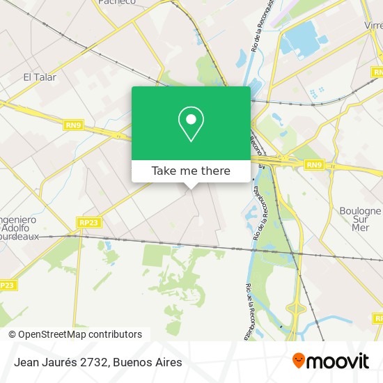 Jean Jaurés 2732 map