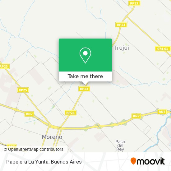 Papelera La Yunta map