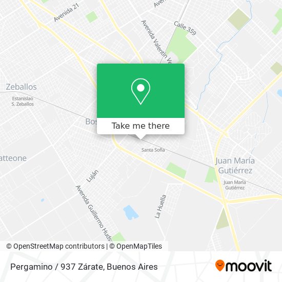 Pergamino / 937 Zárate map