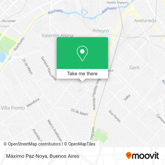 Mapa de Máximo Paz-Noya