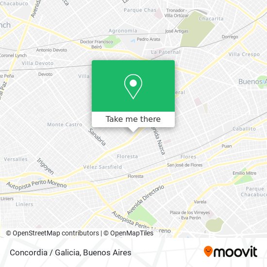 Mapa de Concordia / Galicia