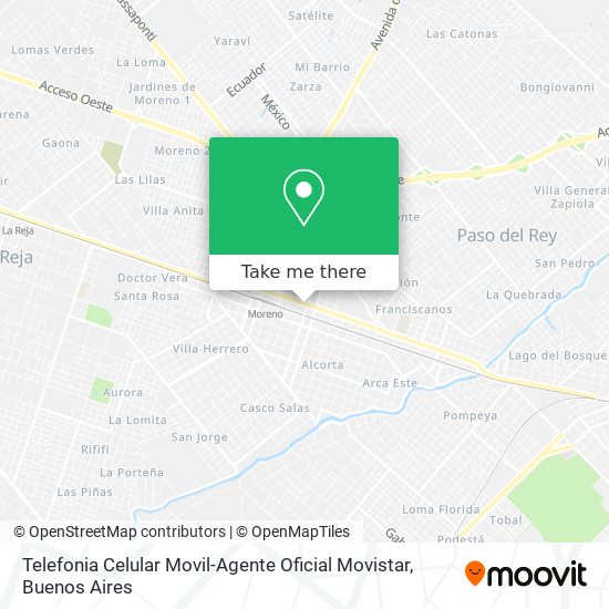 Mapa de Telefonia Celular Movil-Agente Oficial Movistar