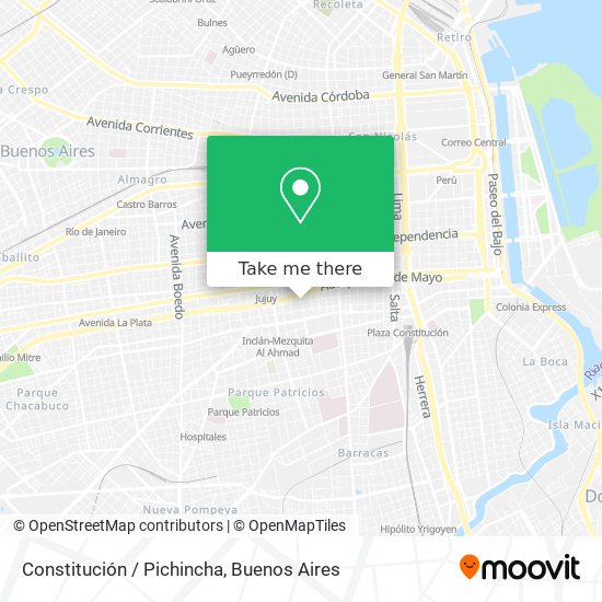 Constitución / Pichincha map
