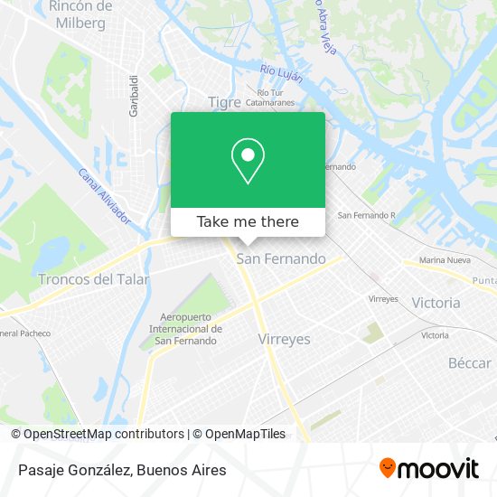 Mapa de Pasaje González