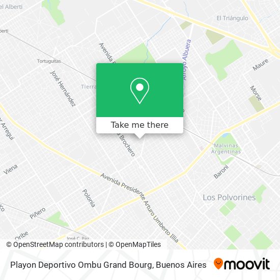 Playon Deportivo Ombu Grand Bourg map