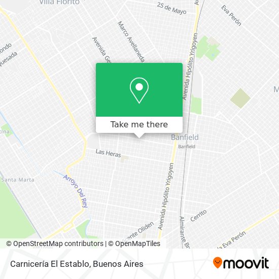 Mapa de Carnicería El Establo