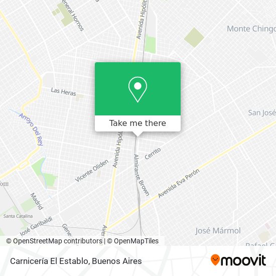 Carnicería El Establo map