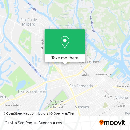 Mapa de Capilla San Roque