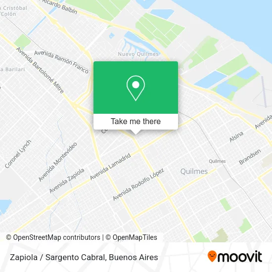 Mapa de Zapiola / Sargento Cabral