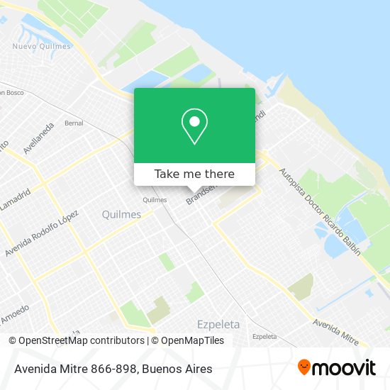 Avenida Mitre 866-898 map