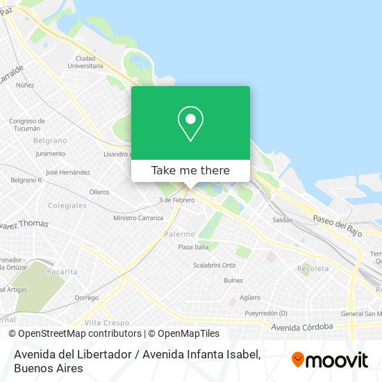 Avenida del Libertador / Avenida Infanta Isabel map