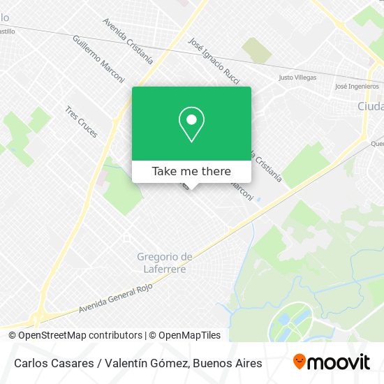 Mapa de Carlos Casares / Valentín Gómez