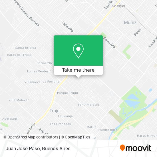 Juan José Paso map