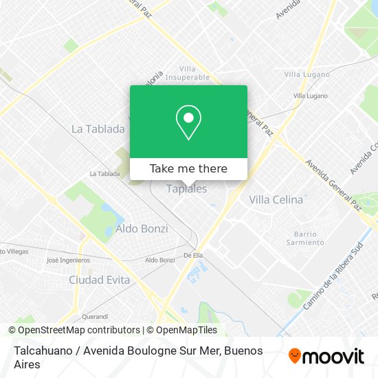 Talcahuano / Avenida Boulogne Sur Mer map