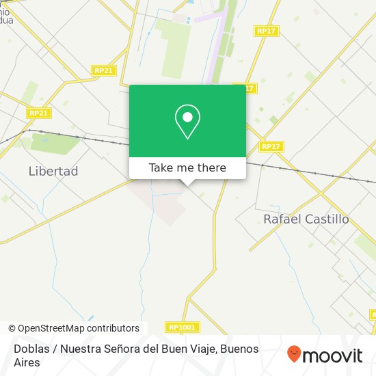 Doblas / Nuestra Señora del Buen Viaje map