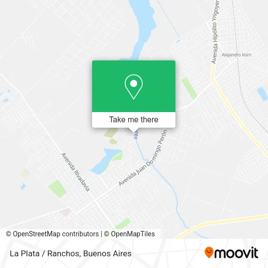 La Plata / Ranchos map