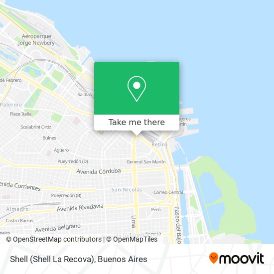 Mapa de Shell (Shell La Recova)