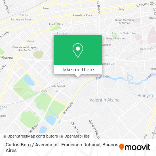 Carlos Berg / Avenida Int. Francisco Rabanal map