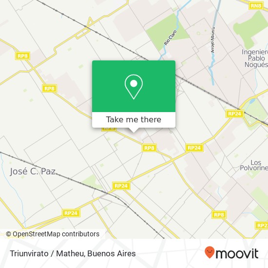 Triunvirato / Matheu map