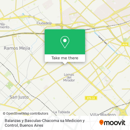 Balanzas y Basculas-Chacoma sa Medicion y Control map