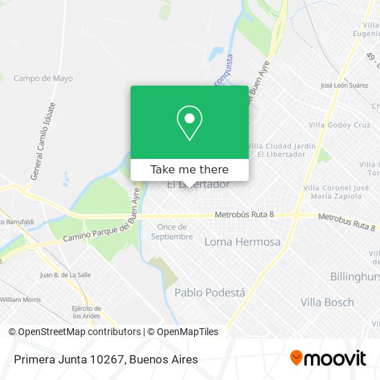Mapa de Primera Junta 10267