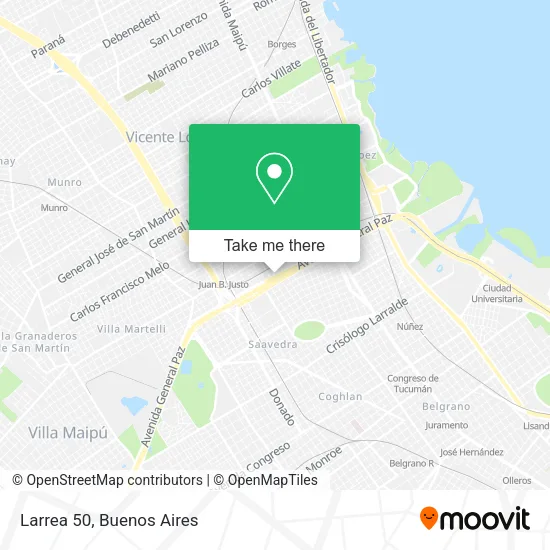 Larrea 50 map