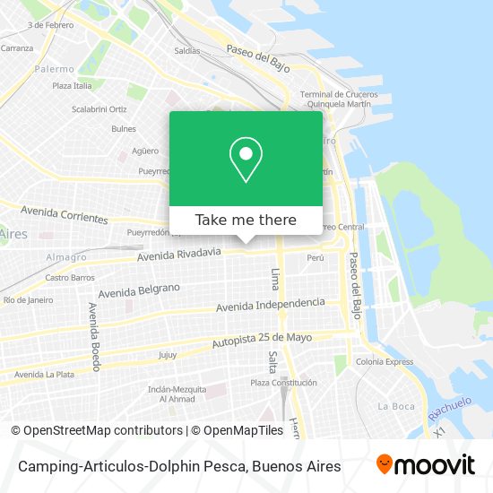 Camping-Articulos-Dolphin Pesca map