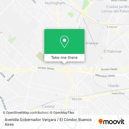 Mapa de Avenida Gobernador Vergara / El Cóndor