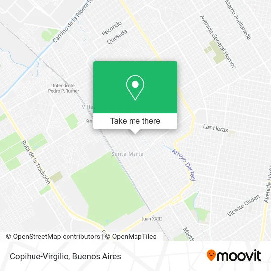 Copihue-Virgilio map