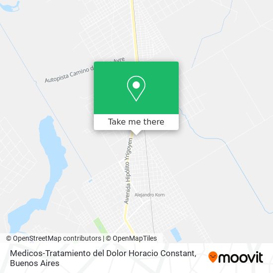 Mapa de Medicos-Tratamiento del Dolor Horacio Constant