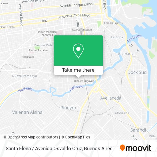 Santa Elena / Avenida Osvaldo Cruz map