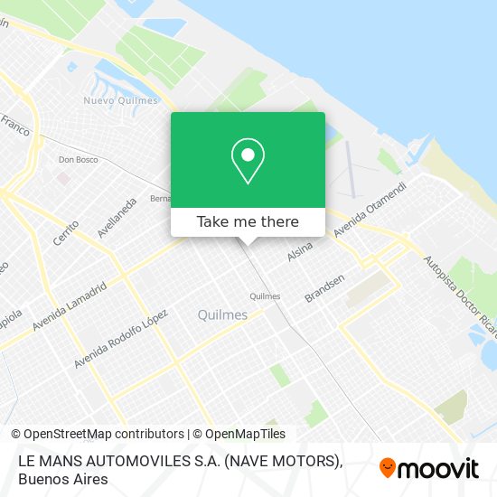 Mapa de LE MANS AUTOMOVILES S.A. (NAVE MOTORS)