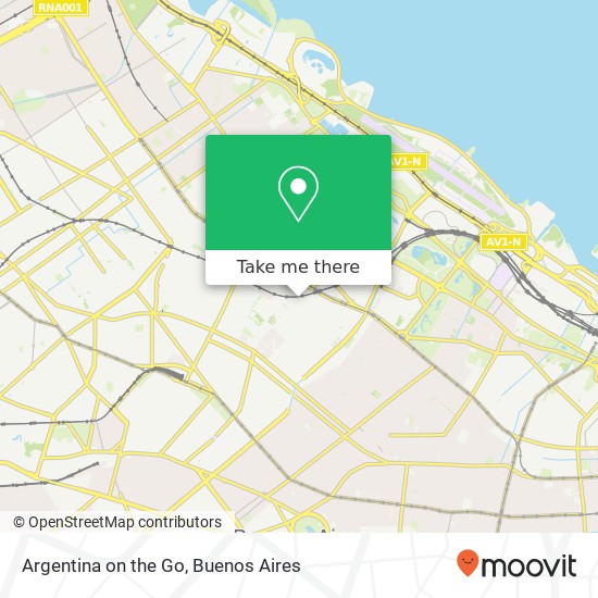 Mapa de Argentina on the Go