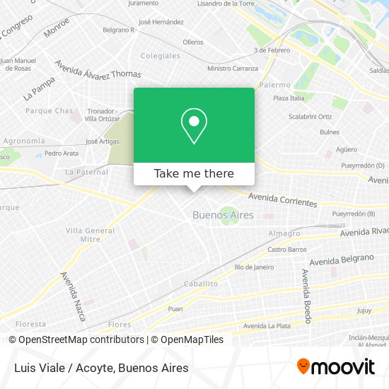 Mapa de Luis Viale / Acoyte