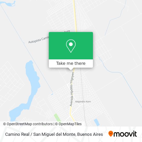 Mapa de Camino Real / San Miguel del Monte