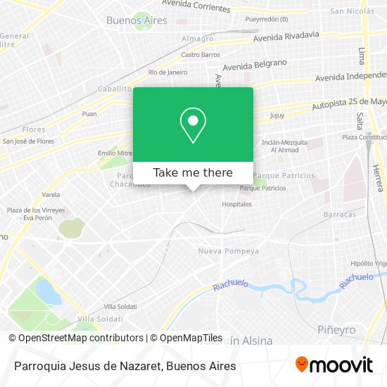 Parroquia Jesus de Nazaret map