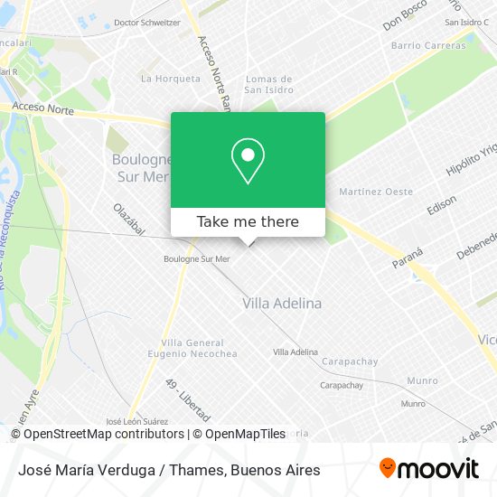 José María Verduga / Thames map