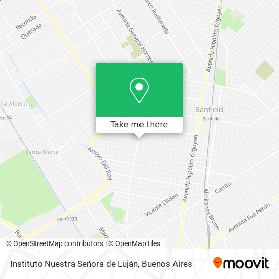 Instituto Nuestra Señora de Luján map