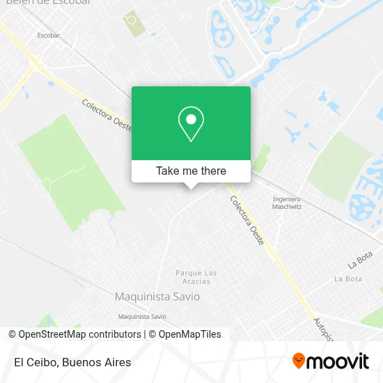 El Ceibo map