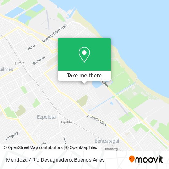 Mendoza / Río Desaguadero map